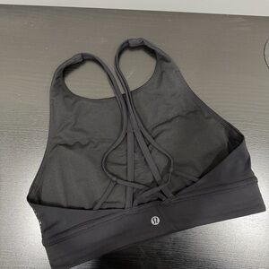 lululemon x SoulCycle black high neck sports bra - size 8